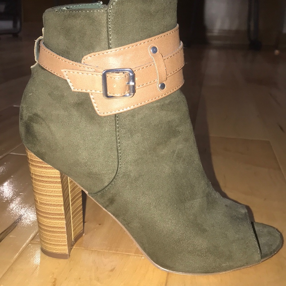 Green booties
